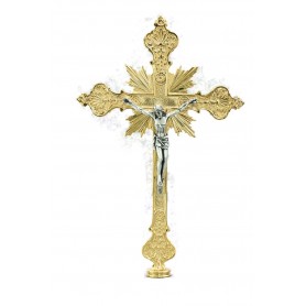 Croce astile barocco art. 2530