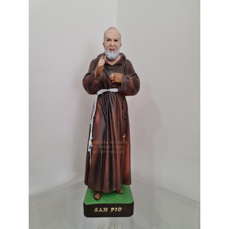 Statua in resina Padre Pio cm 60