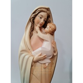 Scultura Madonna con Bambino cm 40
