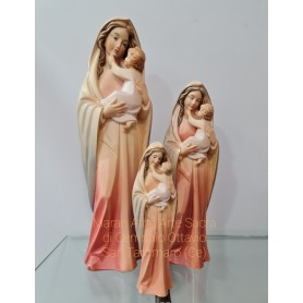 Scultura Madonna con Bambino cm 40