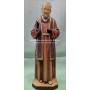 Scultura il legno: Padre Pio da Pietrelcina cm 30