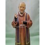 Scultura il legno: Padre Pio da Pietrelcina cm 30