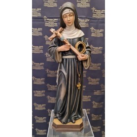 Scultura in Legno Santa Rita da Cascia cm 64