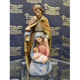 Scultura Sacra Famiglia cm 20