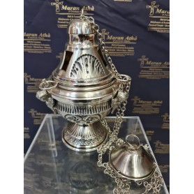 Incensiere cesellato cm 26