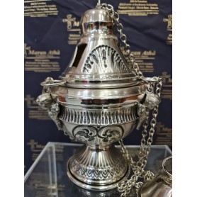 Incensiere cesellato cm 26