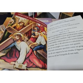Libretto a Colori: Via Crucis commentata dai Santi. (Confezione 10 pz.)