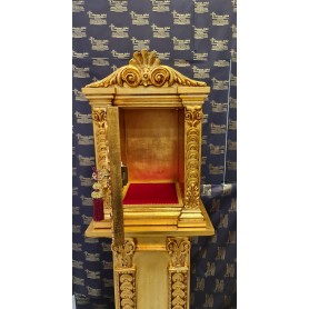Tabernacolo in legno intarsiato mod."Torretta"