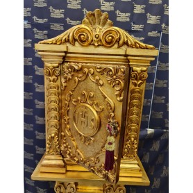 Tabernacolo in legno intarsiato mod."Torretta"