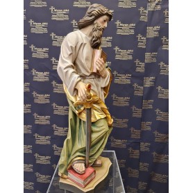Scultura Legno: San Paolo Apostolo cm 60