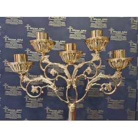 Candeliere 5 braccia cm 56x42