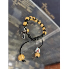 Bracciale Francescano in legno