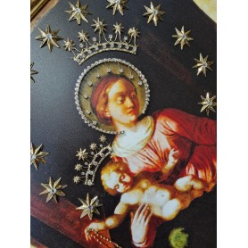 Quadro Madonna di Pompei cm 120x90