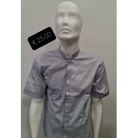 Camicia Sacerdotale 100% Cotone - Mezza Manica