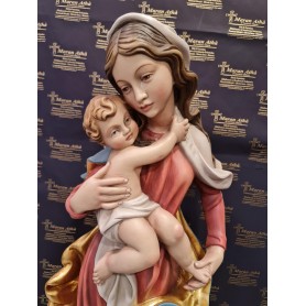 Scultura Madonna con Bambino cm 110