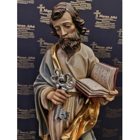 Scultura in Legno: San Pietro cm 60