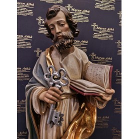 Scultura in Legno: San Pietro cm 60