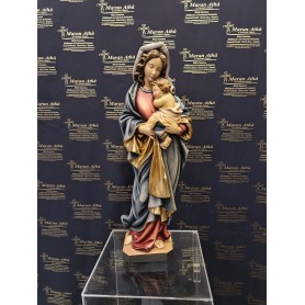 Scultura in Legno: Madonna con Bambino cm 50
