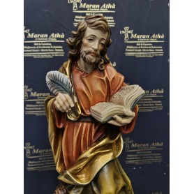 Scultura in Legno: San Marco Evangelista cm 36