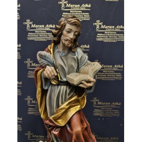 Scultura in Legno: San Luca Evangelista cm 36