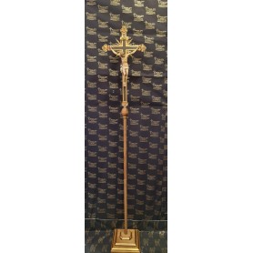 Scultura Croce a Stile in Legno cm 250 x 50