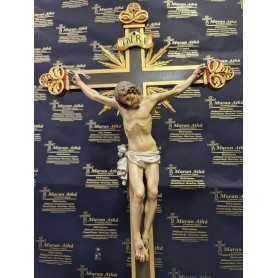 Scultura Croce a Stile in Legno cm 250 x 50