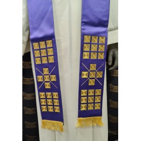 Stola Sacerdotale Croce quadri