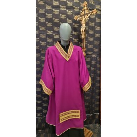 Dalmatica Diaconale Mod. Francesco bordura larga