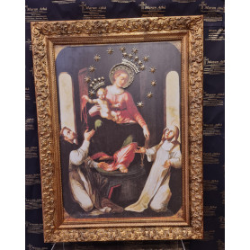 Quadro Madonna di Pompei cm 64x90