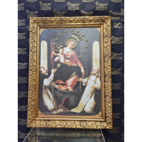 Quadro Madonna di Pompei cm 70x90