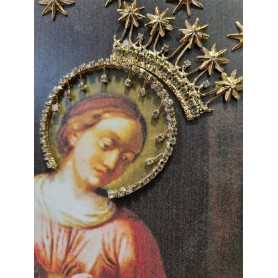 Quadro Madonna di Pompei cm 64x90