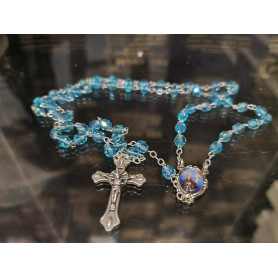 Rosario mezzo cristallo, personalizzabile