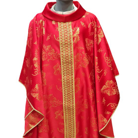 Casula Mod. Vaticano "Tralci ed uva"