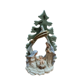 Presepe albero con candela