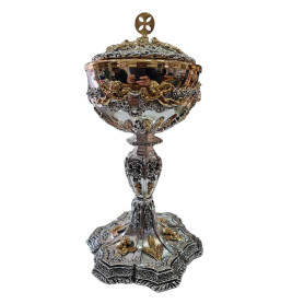 Set Calice e Pisside Angeli variante Bicolore