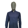 Camicia Clargyman col blu, Tessuto lavorato dis.B