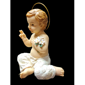 Gesù Bambino seduto cm 20