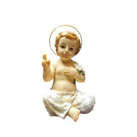 Gesù Bambino seduto cm 20