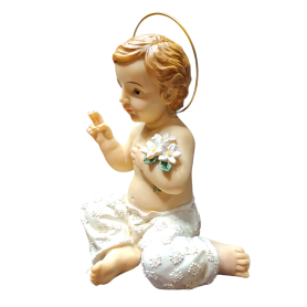 Gesù Bambino seduto cm 20