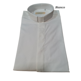 Camicia Clargyman Maniche lunghe, Bianco