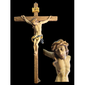 Cristo in croce (Scultura in legno) cm 125 x 60