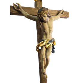 Cristo in croce (Scultura in legno) cm 125 x 60