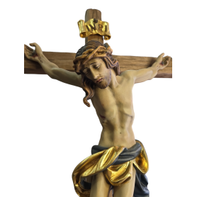 Cristo in croce (Scultura in legno) cm 125 x 60