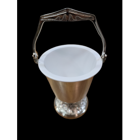 Secchiello x acqua Santa mod. "Humilis" cm 24 - Argentato