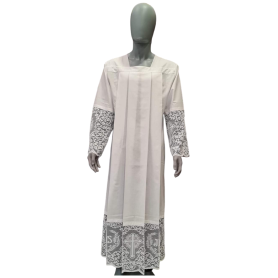 Camice con pizzo alto cm 30