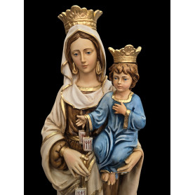 Statua in resina Madonna del Carmelo cm 80