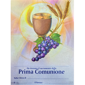 Pergamena Sacramenti - COMUNIONE