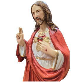 Statua Cuore di Gesù cm 30