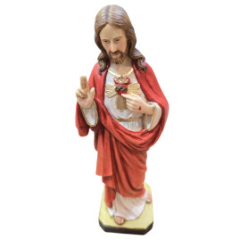 Statua Cuore di Gesù cm 30