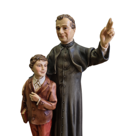 Statua San Giovanni Bosco e San Domenico Savio, cm 30